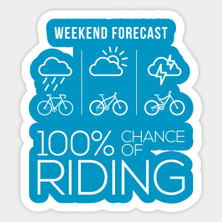 WEEKEND FORECAST Sticker